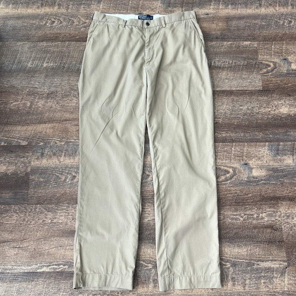 Polo Ralph Lauren Prospect Pant Men's 36X32 Beige Cotton Classic Preppy